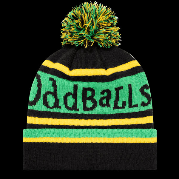 Black | Yellow | Green - Bobble Hat