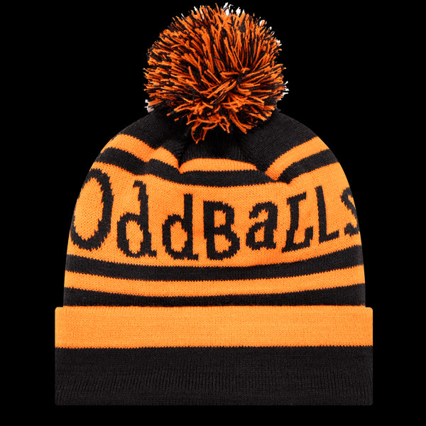 Orange | Black - Bobble Hat