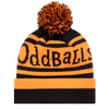 Orange|Black- Bobble Hat