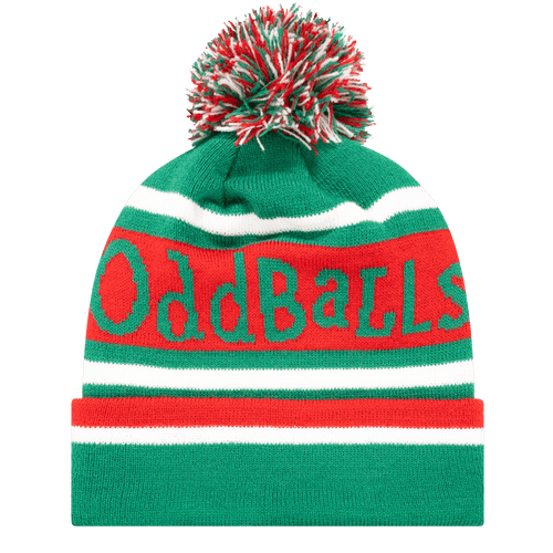 Green | White | Cherry - Bobble Hat