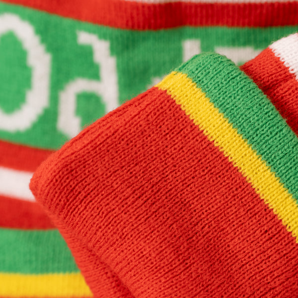 Red | Green | White | Yellow - Bobble Hat