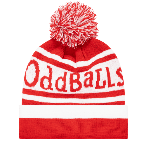 Cherry | White - Bobble Hat