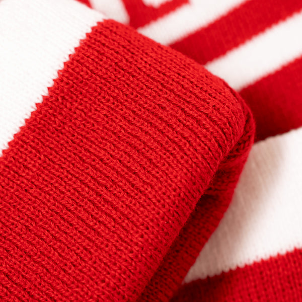 Cherry | White - Bobble Hat