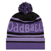 Black|Purple|Lilac- Bobble Hat