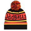 Black | Yellow | Red - Bobble Hat