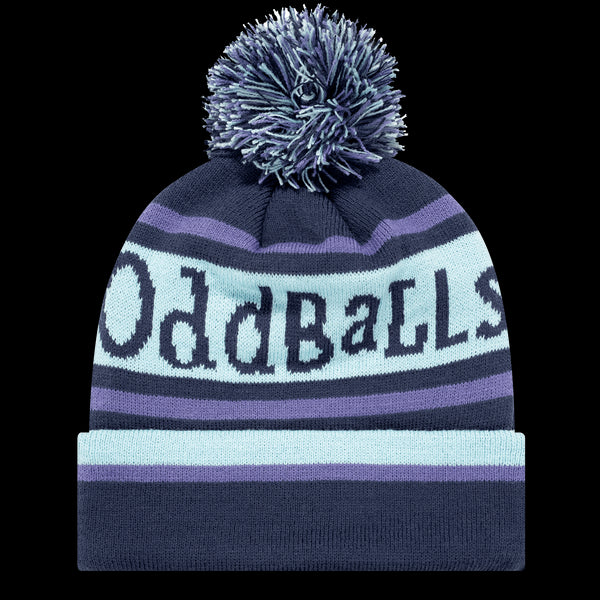 Charcoal | Mint | Purple - Bobble Hat