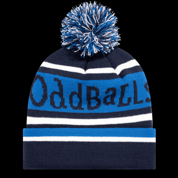 Navy | Royal | White - Bobble Hat