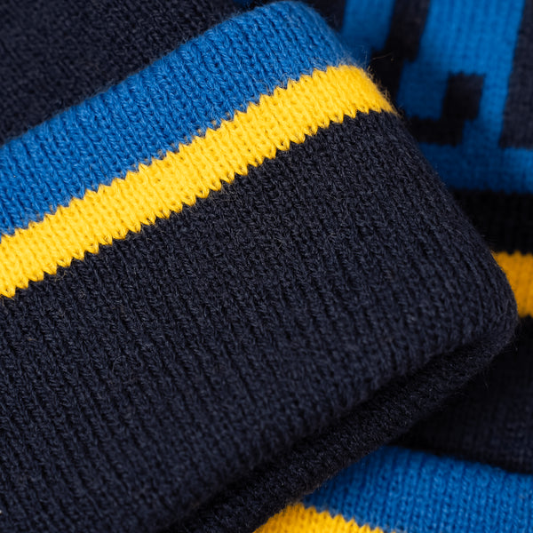 Navy | Royal | Yellow - Bobble Hat