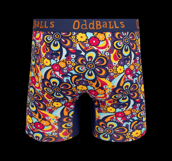 Peace and Love - Mens Bamboo Boxer Shorts