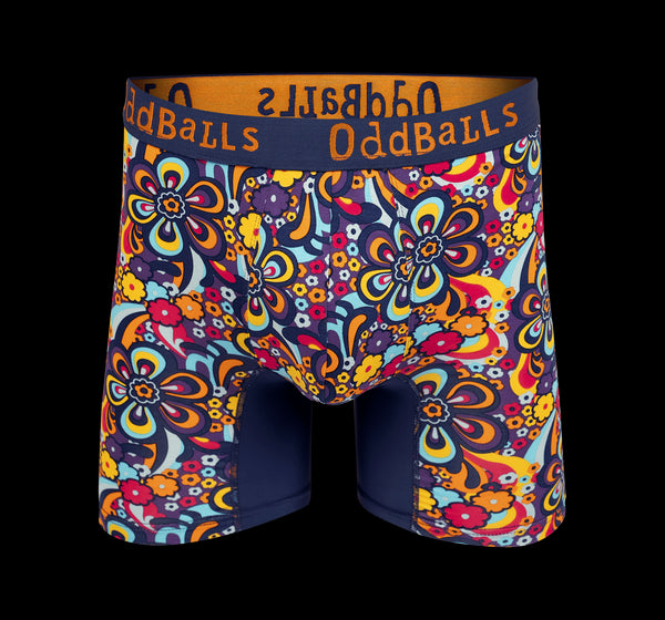 Peace and Love - Mens Bamboo Boxer Shorts