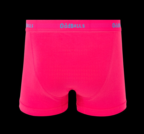 Pink/Blue - Mens Boxer Shorts