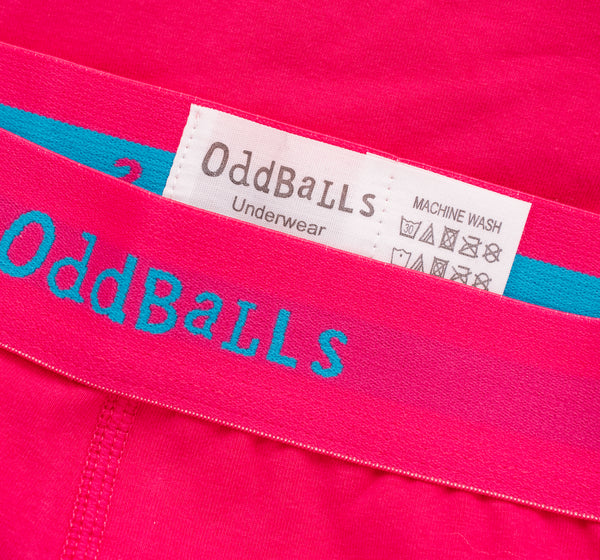 Pink/Blue - Mens Boxer Shorts