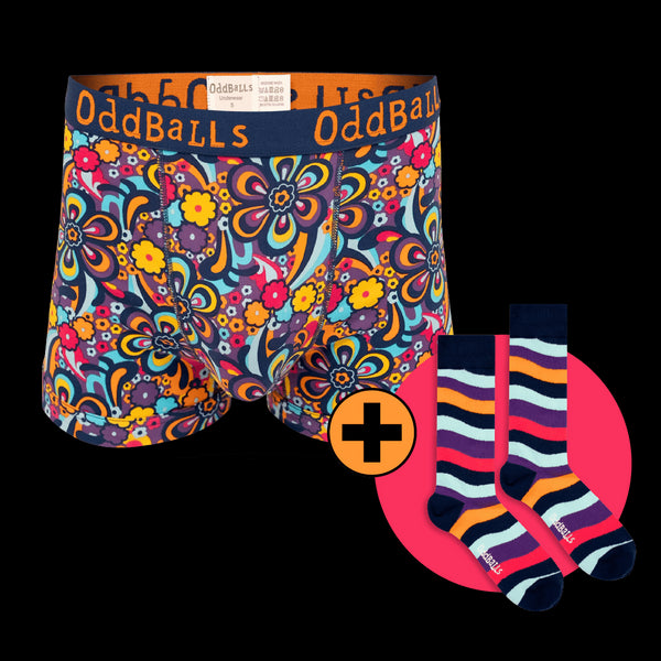 06 Month Pre-Paid: Mens Boxer Shorts & Free Socks - Monthly Subscription [G2]