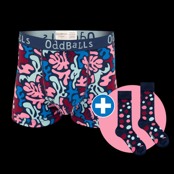 Mens Boxer Shorts & Free Socks - Monthly Subscription