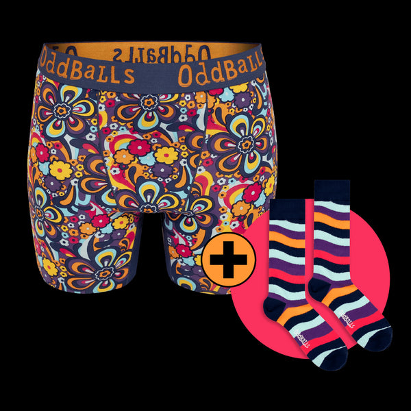 06 Month Pre-Paid: Ladies Bamboo Boxer Shorts & Free Socks - Monthly Subscription