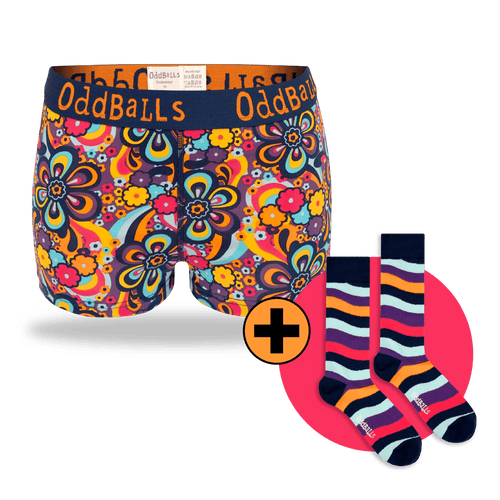 06 Month Pre-Paid: Ladies Boxer Shorts & Free Socks - Monthly Subscription [G2]