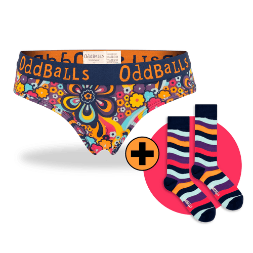 03 Month Pre-Paid: Ladies Brief & Free Socks - Monthly Subscription