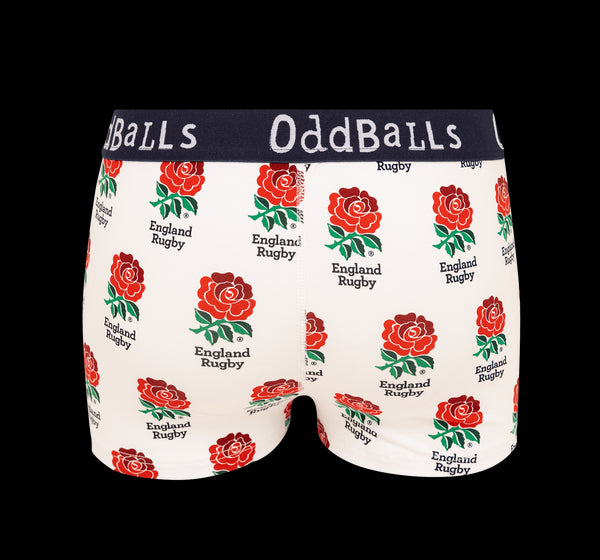 England Rugby Union Bundle - Home & Alternate Bundle - Ladies Boxer Shorts 2 Pack Bundle