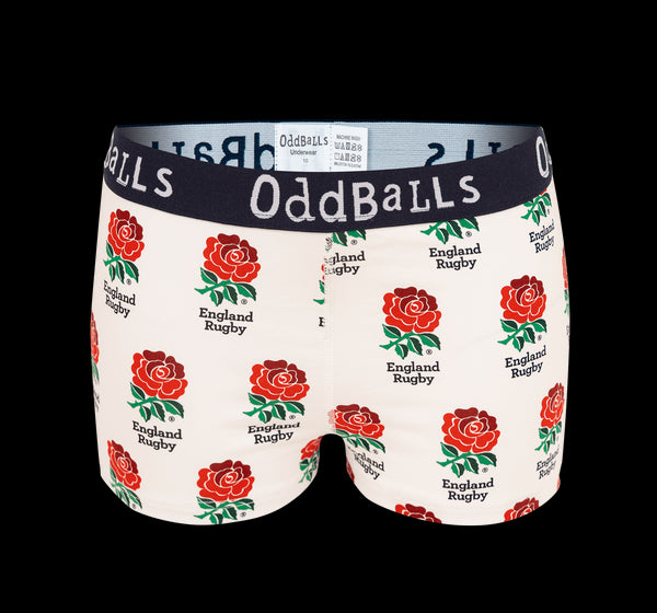 England Rugby Union Bundle - Home & Alternate Bundle - Ladies Boxer Shorts 2 Pack Bundle