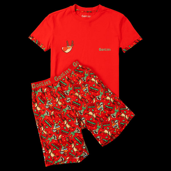 Goolies (Kids) Short Pyjamas - Rudolph - Shorts & T-Shirt