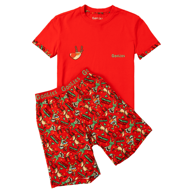 Goolies (Kids) Short Pyjamas - Rudolph - Shorts & T-Shirt