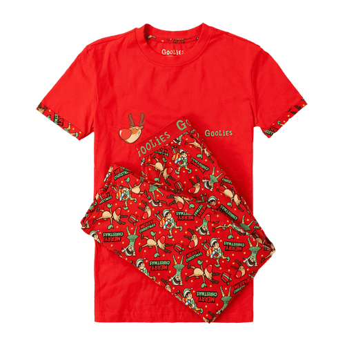 Goolies (Kids) Long Pyjamas - Rudolph - Trousers & T-Shirt