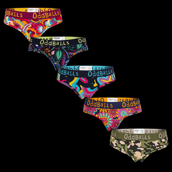 Romance Bundle - Ladies Briefs 5 Pack Bundle