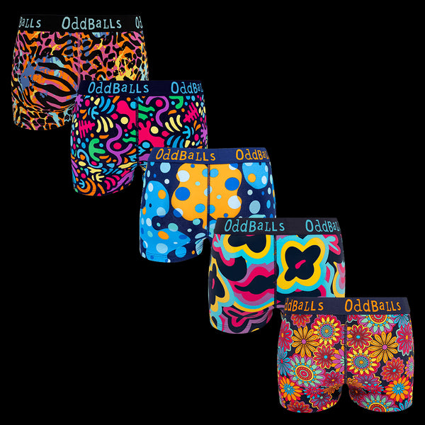 Romance Bundle - Ladies Boxer Shorts 5 Pack Bundle