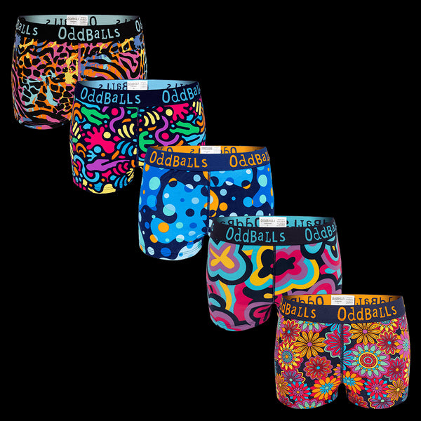 Romance Bundle - Ladies Boxer Shorts 5 Pack Bundle