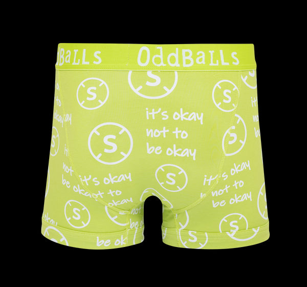 Samaritans - Green - Mens Boxer Shorts