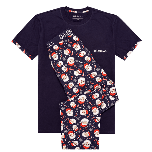 Mens Long Pyjamas - Secret Santa - Long & T-Shirt