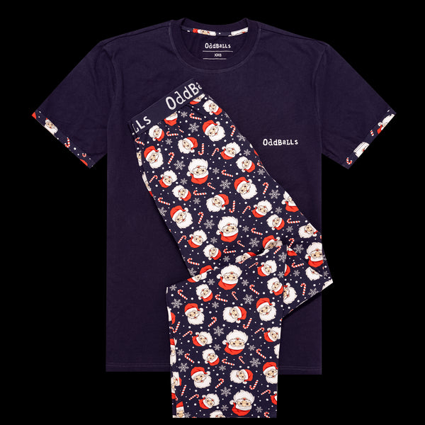 Mens Long Pyjamas - Secret Santa - Long & T-Shirt