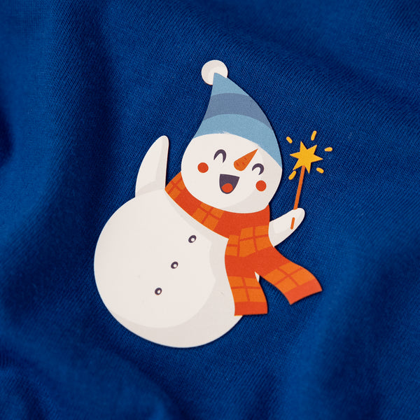 Goolies (Kids) Short Pyjamas - Snowman - Shorts & T-Shirt