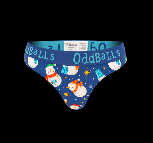 Snowman - Ladies Thong