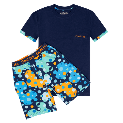 Goolies (Kinder) Kurzer Pyjama - Space Balls - Shorts & T-Shirt