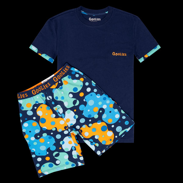 Goolies (Kids) Short Pyjamas - Space Balls - Shorts & T-Shirt