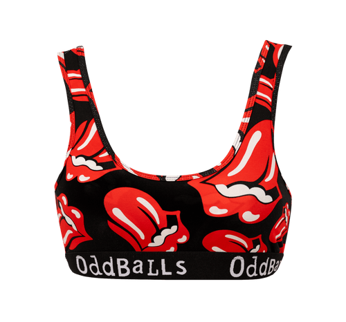 Rolling Stones Tongue - Ladies Bralette