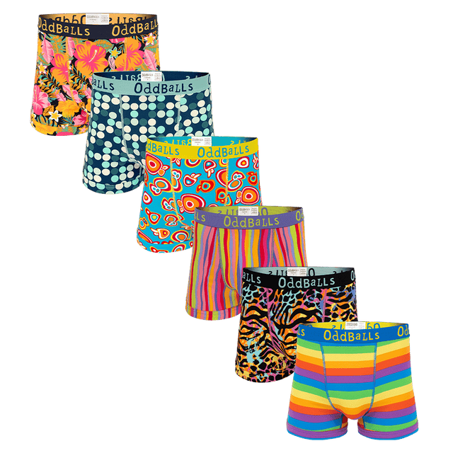 Summer Bundle - Mens Boxer Shorts 6 Pack Bundle
