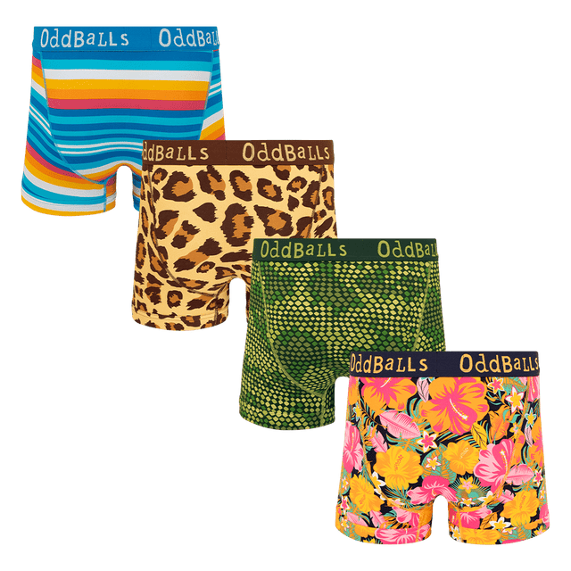 Safari Bundle - Mens Boxer Shorts 4 Pack Bundle