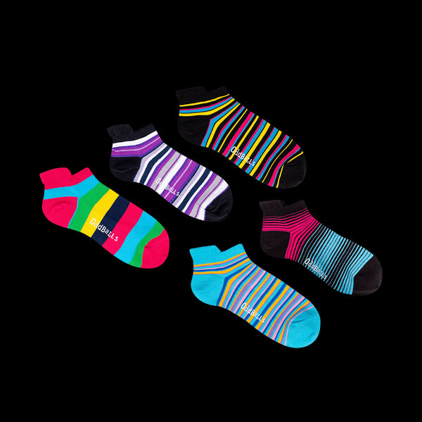 Starburst Bundle - 5 Pack Ankle Sock Bundle