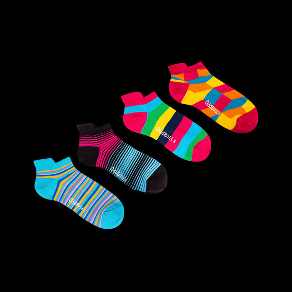 Streak Bundle - 4 Pack Ankle Sock Bundle