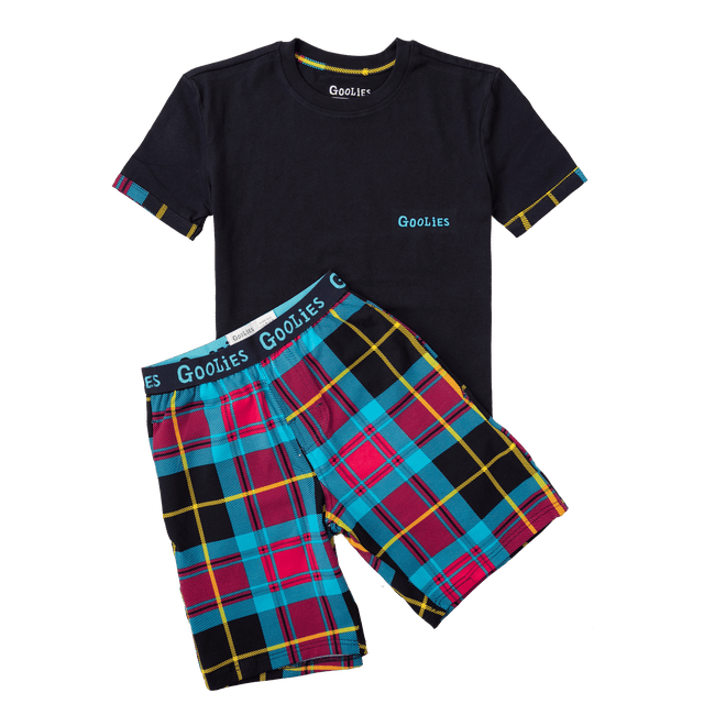 Goolies (Kids) Pyjama Shorts - Tartan