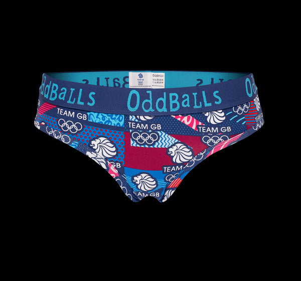 Team GB - Navy - Ladies Briefs