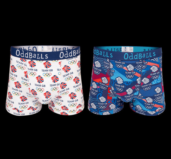 Team GB Bundle - Mens Boxer Shorts 2 Pack Bundle