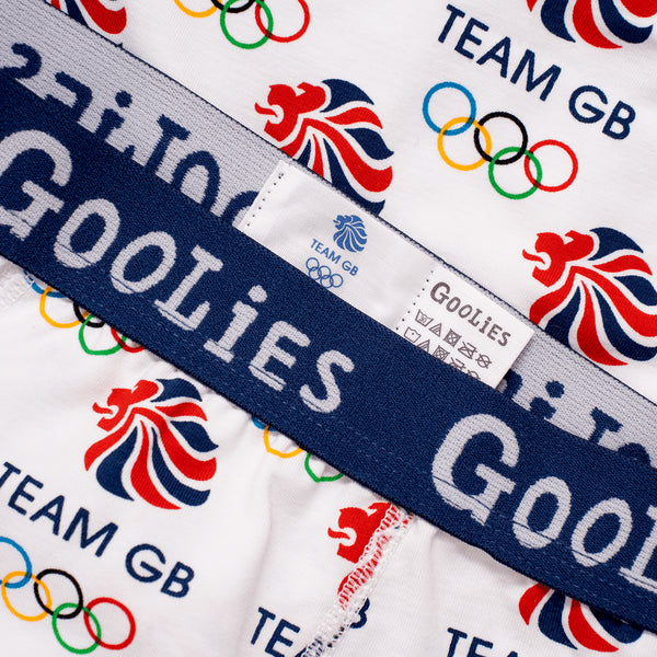 Team GB - White - Kids Boxer Shorts - Goolies