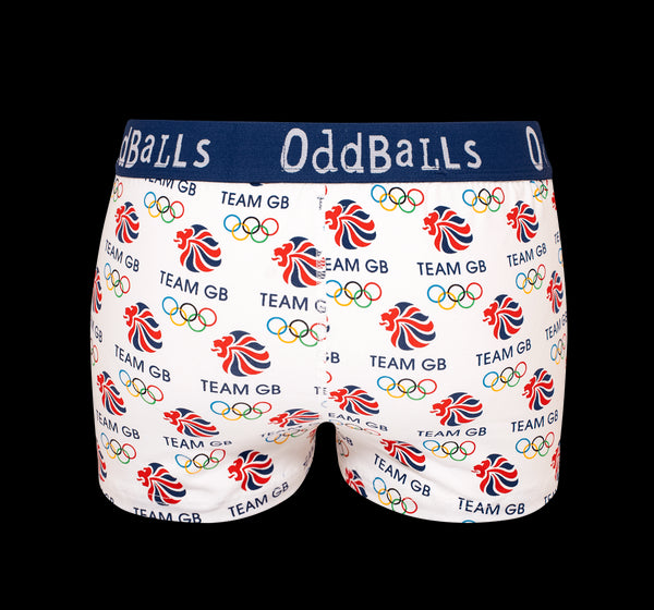 Team GB - White - Ladies Boxers