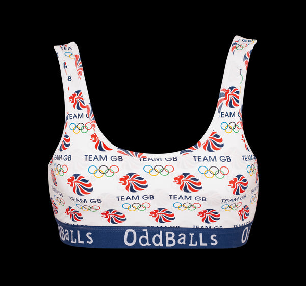 Team GB - White - Ladies Bralette