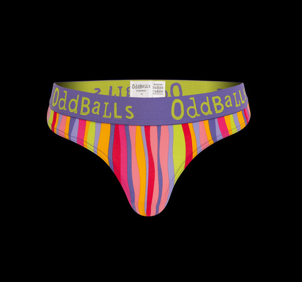 Stripe Spectrum Bundle - Ladies Thong 3 Pack Bundle