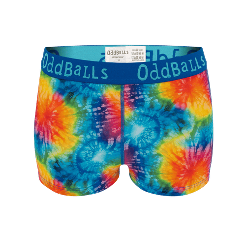 Tie Dye - Damen Boxershorts 