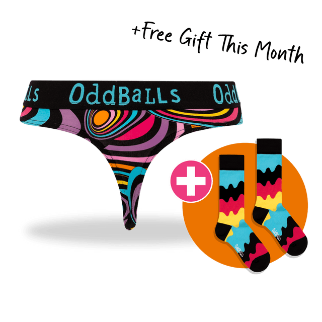 Ladies Thong & Free Socks - Monthly Subscription